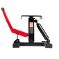 VEVOR Dirt Bike Lift Stand, Μοτοσικλέτα Jack Lift Stand χωρητικότητας 1200 lbs και λειτουργία υδραυλικής ανύψωσης, τραπέζι ανυψωτικού ρυθμιζόμενου ύψους 9,8"-18,3" για επισκευή Dirtbike, συντήρηση, αξεσουάρ Dirt Bike