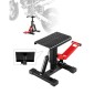 VEVOR Dirt Bike Lift Stand, Μοτοσικλέτα Jack Lift Stand χωρητικότητας 1200 lbs και λειτουργία υδραυλικής ανύψωσης, τραπέζι ανυψωτικού ρυθμιζόμενου ύψους 9,8"-18,3" για επισκευή Dirtbike, συντήρηση, αξεσουάρ Dirt Bike