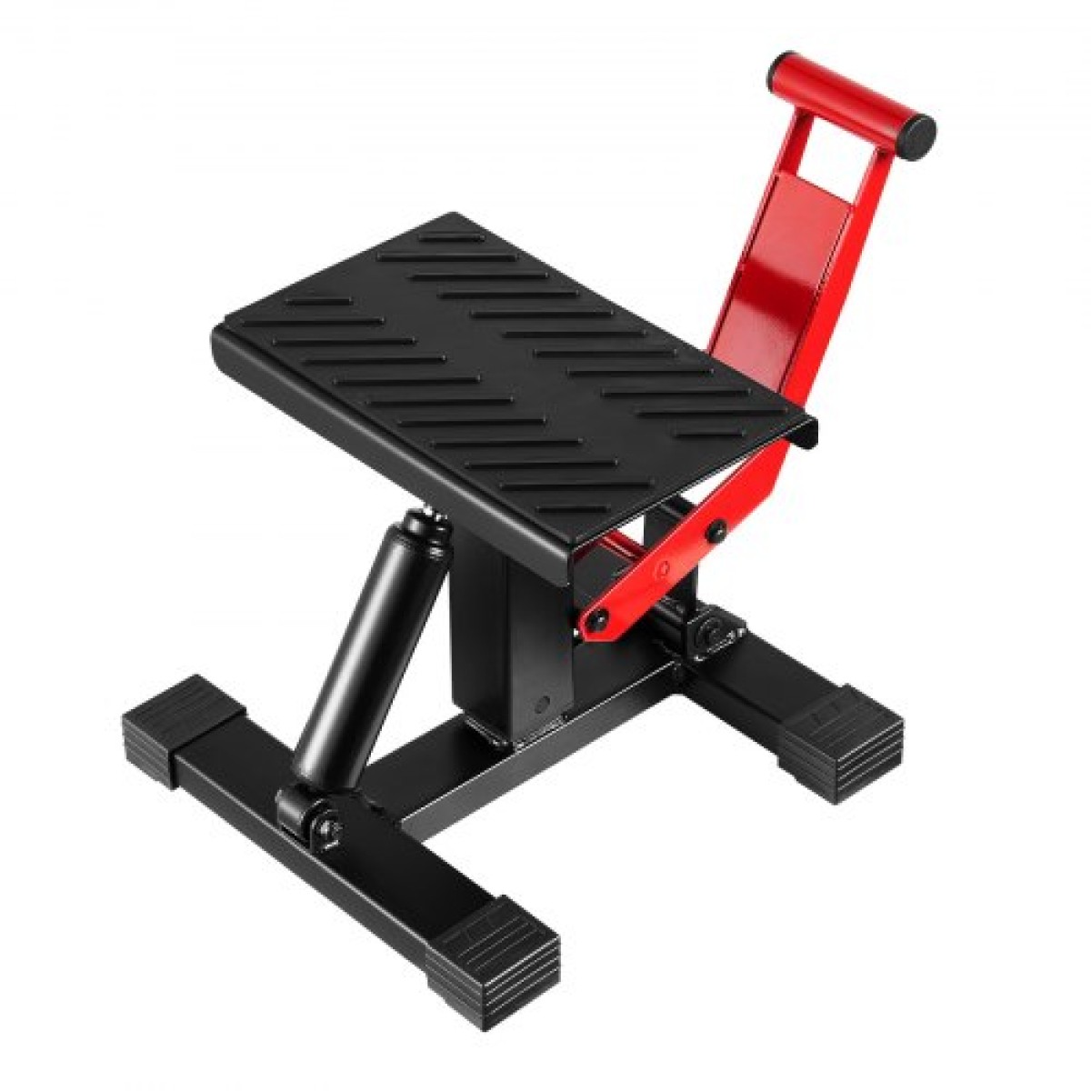 VEVOR Dirt Bike Lift Stand, Μοτοσικλέτα Jack Lift Stand χωρητικότητας 1200 lbs και λειτουργία υδραυλικής ανύψωσης, τραπέζι ανυψωτικού ρυθμιζόμενου ύψους 9,8"-18,3" για επισκευή Dirtbike, συντήρηση, αξεσουάρ Dirt Bike