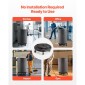 VEVOR Κάδος σκουπιδιών Dolly, Fit 20, 32, 44, 55 γαλόνια δοχεία, 2 πακέτα στρογγυλή βάση κυλινδρικού κάδου απορριμμάτων με 4 τροχούς που κλειδώνουν, βαρέλι βαρέλι βαρέως τύπου 500 λίβρες, πολυλειτουργικό τροχήλατο καρότσι