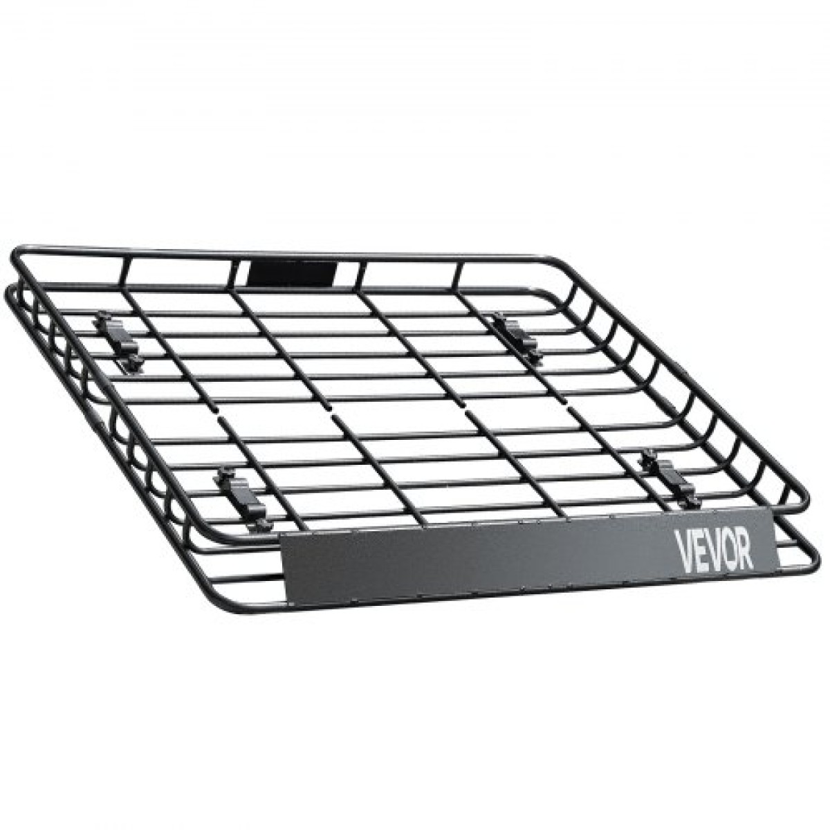 Σχάρα οροφής VEVOR Cargo Carrier, 43 x 50 x 4,1 ίντσες, Universal Rooftop Cargo Basket, Car Top Baggage Holiday with 150 lbs Max Load Capacity, 4,1 in Fence, Anti-Rust Alloy Steel, Wind Fairing, για SUV Car