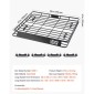 Σχάρα οροφής VEVOR Cargo Carrier, 43 x 50 x 4,1 ίντσες, Universal Rooftop Cargo Basket, Car Top Baggage Holiday with 150 lbs Max Load Capacity, 4,1 in Fence, Anti-Rust Alloy Steel, Wind Fairing, για SUV Car