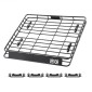 Σχάρα οροφής VEVOR Cargo Carrier, 43 x 50 x 4,1 ίντσες, Universal Rooftop Cargo Basket, Car Top Baggage Holiday with 150 lbs Max Load Capacity, 4,1 in Fence, Anti-Rust Alloy Steel, Wind Fairing, για SUV Car