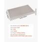 VEVOR 4 ΤΕΜ Ακουστικά πάνελ, 2 ιντσών πάχους 23,6 x 11,8 ιντσών Ηχοαπορροφητικά πάνελ από υαλοβάμβακα, αυτοκόλλητες ηχομονωτικές σανίδες τοίχου, για στούντιο, γραφείο, οικιακό κινηματογράφο, αίθουσα συσκέψεων, Camel
