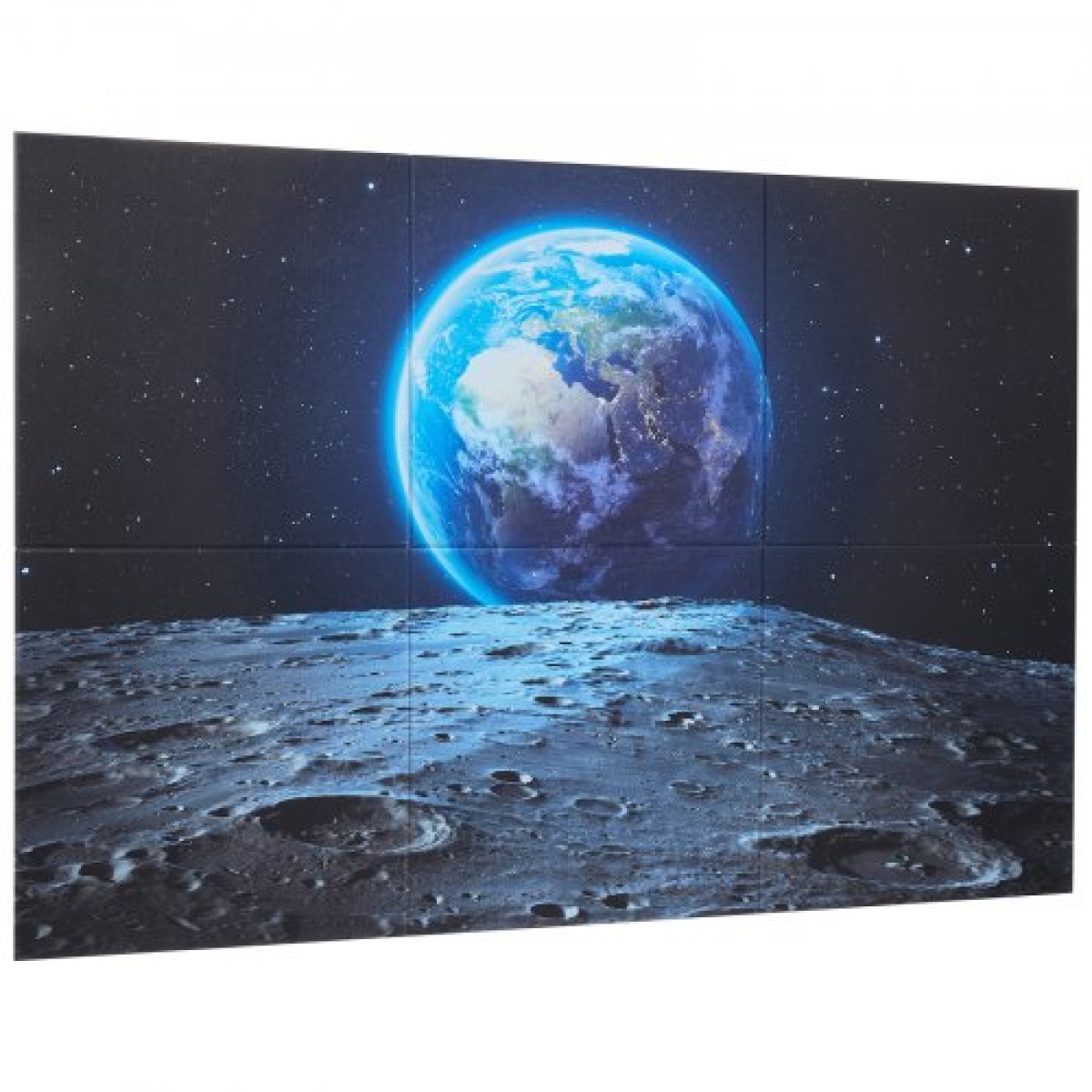 VEVOR 6 Pack Art ακουστικά πάνελ, 70,87 x 47,24 x 0,4 ιντσών ηχομονωτικά πλακάκια τοίχου, Αυτοκόλλητες διακοσμητικές σανίδες απορρόφησης ήχου για σπίτι, γραφείο, στούντιο, αίθουσα παιχνιδιών, θέατρο, γη