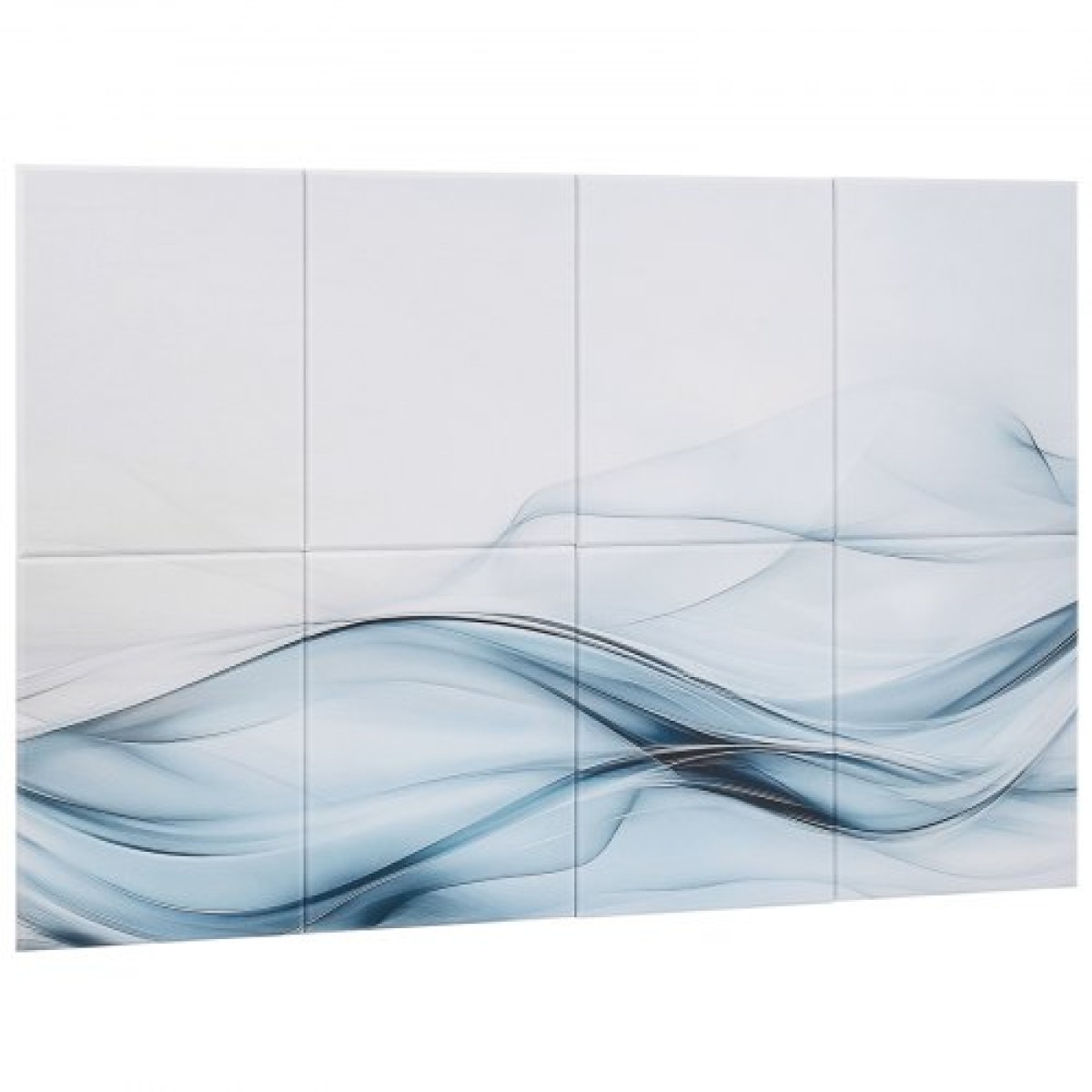VEVOR 8 Pack Art Acoustic Panels, 47,24 x 23,62 x 0,4 ιντσών ηχομονωτικά πλακάκια τοίχου, Αυτοκόλλητες διακοσμητικές ηχοαπορροφητικές σανίδες για σπίτι, γραφείο, στούντιο, αίθουσα παιχνιδιών, θέατρο, απλότητα