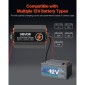 VEVOR 12V 60A DC to DC φορτιστής μπαταριών, 750W, φορτιστής μπαταρίας ενσωματωμένος για μπαταρίες μολύβδου-οξέος, λιθίου, AGM, GEL και πλημμυρισμένες μπαταρίες, Έξυπνη φόρτιση πολλαπλών σταδίων, για RV, επαγγελματικά οχήματα, σκάφη, σκάφη