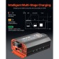VEVOR 12V 60A DC to DC φορτιστής μπαταριών, 750W, φορτιστής μπαταρίας ενσωματωμένος για μπαταρίες μολύβδου-οξέος, λιθίου, AGM, GEL και πλημμυρισμένες μπαταρίες, Έξυπνη φόρτιση πολλαπλών σταδίων, για RV, επαγγελματικά οχήματα, σκάφη, σκάφη