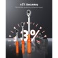 Σετ κλειδιών VEVOR Click Torque, 3 τεμάχια, 1/4, 3/8, 1/2 ίντσας μετάδοσης κίνησης, 10-170 lbf-ft, 5-45 lbf-ft, 20-240 lbf-in, ζυγαριές διπλής κατεύθυνσης και διπλού εύρους, 72-Tooth% Precycle, ±3
