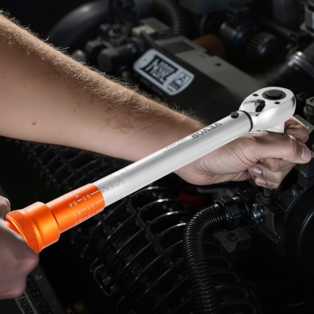 Σετ κλειδιών VEVOR Click Torque, 3 τεμάχια, 1/4, 3/8, 1/2 ίντσας μετάδοσης κίνησης, 10-170 lbf-ft, 5-45 lbf-ft, 20-240 lbf-in, ζυγαριές διπλής κατεύθυνσης και διπλού εύρους, 72-Tooth% Precycle, ±3