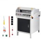 VEVOR Electric Hydraulic Paper Cutter, Heavy Duty Paper Cutter Machine, 1,57 in / 40 mm Πάχος κοπής, 18 in / 457,2 mm Πλάτος κοπής, Βιομηχανική μηχανή κοπής χαρτιού με χειριστήριο κουμπιού