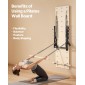 VEVOR Επιτοίχιο μηχάνημα Pilates Reformer, Εφαλτήριο Maple Wood Pilates, Εξοπλισμός γυμναστικής με ελατήρια αντίστασης, γυμναστής γιόγκα, κατάλληλος για ισορροπία ευελιξίας, γυμναστική στο σπίτι στο σπίτι