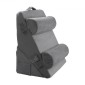 VEVOR Wedge μαξιλάρι για ύπνο, 4 τμχ Ρυθμιζόμενο ορθοπεδικό σετ σφηνοειδούς κρεβατιού, ώμο στήριξης βραχιόνων ποδιών, μαξιλάρι μετά την επέμβαση για πόνο στην πλάτη, παλινδρόμηση οξέος, ανακούφιση από το ροχαλητό, όρθιοι στο κρεβάτι, σκούρο γκρι