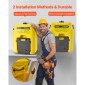 VEVOR φορητός σταθμός πλύσης ματιών 53L/14 Gal, Σταθμός πλύσης ματιών εγκεκριμένος από την OSHA Επιτοίχια/σε επίπεδη επιφάνεια, Μονάδα πλύσης ματιών έκτακτης ανάγκης με 2 σπρέι, Μονάδες πλύσης ματιών πρώτων βοηθειών για σχολεία, εργαστήρια, εργοστάσια, κί