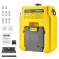 VEVOR φορητός σταθμός πλύσης ματιών 53L/14 Gal, Σταθμός πλύσης ματιών εγκεκριμένος από την OSHA Επιτοίχια/σε επίπεδη επιφάνεια, Μονάδα πλύσης ματιών έκτακτης ανάγκης με 2 σπρέι, Μονάδες πλύσης ματιών πρώτων βοηθειών για σχολεία, εργαστήρια, εργοστάσια, κί