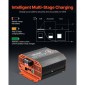 VEVOR 12V 20A DC to DC φορτιστής μπαταριών, 250W, φορτιστής μπαταρίας οχήματος για μπαταρίες μολύβδου-οξέος, λιθίου, AGM, GEL και πλημμυρισμένες μπαταρίες, Έξυπνη φόρτιση πολλαπλών σταδίων, για RV, επαγγελματικά οχήματα, σκάφη, γιοτ