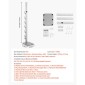 Βάση ηλεκτρικής σκούπας VEVOR, συμβατή με Dyson G5 V15 V12 V11 V10 V8 V7 V6 Series Upright Vacuums Cleaners & Accessories, Σταθερή βάση στήριξης ηλεκτρικής σκούπας με 6 γάντζους και αντιολισθητικά πέλματα, γκρι