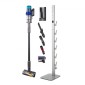 Βάση ηλεκτρικής σκούπας VEVOR, συμβατή με Dyson G5 V15 V12 V11 V10 V8 V7 V6 Series Upright Vacuums Cleaners & Accessories, Σταθερή βάση στήριξης ηλεκτρικής σκούπας με 6 γάντζους και αντιολισθητικά πέλματα, γκρι