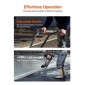 VEVOR Concrete Power Screed, Σετ ράβδων ίσιας ακμής σανίδας αλουμινίου 12 ft, δονούμενος κινητήρας φινιρίσματος τσιμέντου τεσσάρων χρόνων με ρυθμιζόμενες λαβές, εργαλείο σκυροδέματος υψηλής απόδοσης 6500rpm