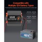 VEVOR 12V 30A DC to DC φορτιστής μπαταριών, 375W, φορτιστής μπαταριών οχήματος για μπαταρίες μολύβδου-οξέος, λιθίου, AGM, GEL και πλημμυρισμένες μπαταρίες, Έξυπνη φόρτιση πολλαπλών σταδίων, για RV, επαγγελματικά οχήματα, σκάφη, σκάφη
