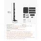 Βάση ηλεκτρικής σκούπας VEVOR, συμβατή με Dyson G5 V15 V12 V11 V10 V8 V7 V6 Series Upright Vacuums Cleaners & Accessories, Σταθερή βάση στήριξης ηλεκτρικής σκούπας με 6 γάντζους και αντιολισθητικά πέλματα, μαύρο