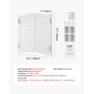 VEVOR Swinging Cafe Doors, Τοξωτές Εσωτερικές Πόρτες Saloon 81,3 x 91,4 cm, Διπλής Δράσης από ξύλο πεύκου, με μεντεσέδες & κιτ υλικού, εύκολη εγκατάσταση, για είσοδο παμπ Κουζίνας στο Hallway, Λευκό