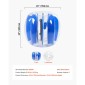Φουσκωτές μπάλες προφυλακτήρα VEVOR 1-pack, 4FT/1,2M Body Sumo Ball Zorb, ανθεκτικό χοντρό PVC ρόπτρο φούσκας Human Hamster για υπαίθριο αθλητικό ομαδικό παιχνίδι, Bopper Toy για Garden Yard Park, Μπλε ρίγες
