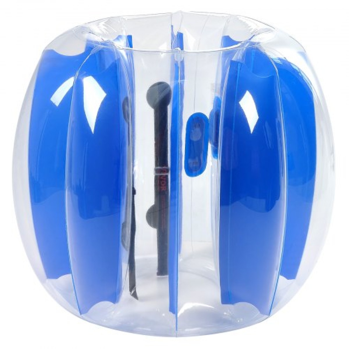 Φουσκωτές μπάλες προφυλακτήρα VEVOR 1-pack, 4FT/1,2M Body Sumo Ball Zorb, ανθεκτικό χοντρό PVC ρόπτρο φούσκας Human Hamster για υπαίθριο αθλητικό ομαδικό παιχνίδι, Bopper Toy για Garden Yard Park, Μπλε ρίγες