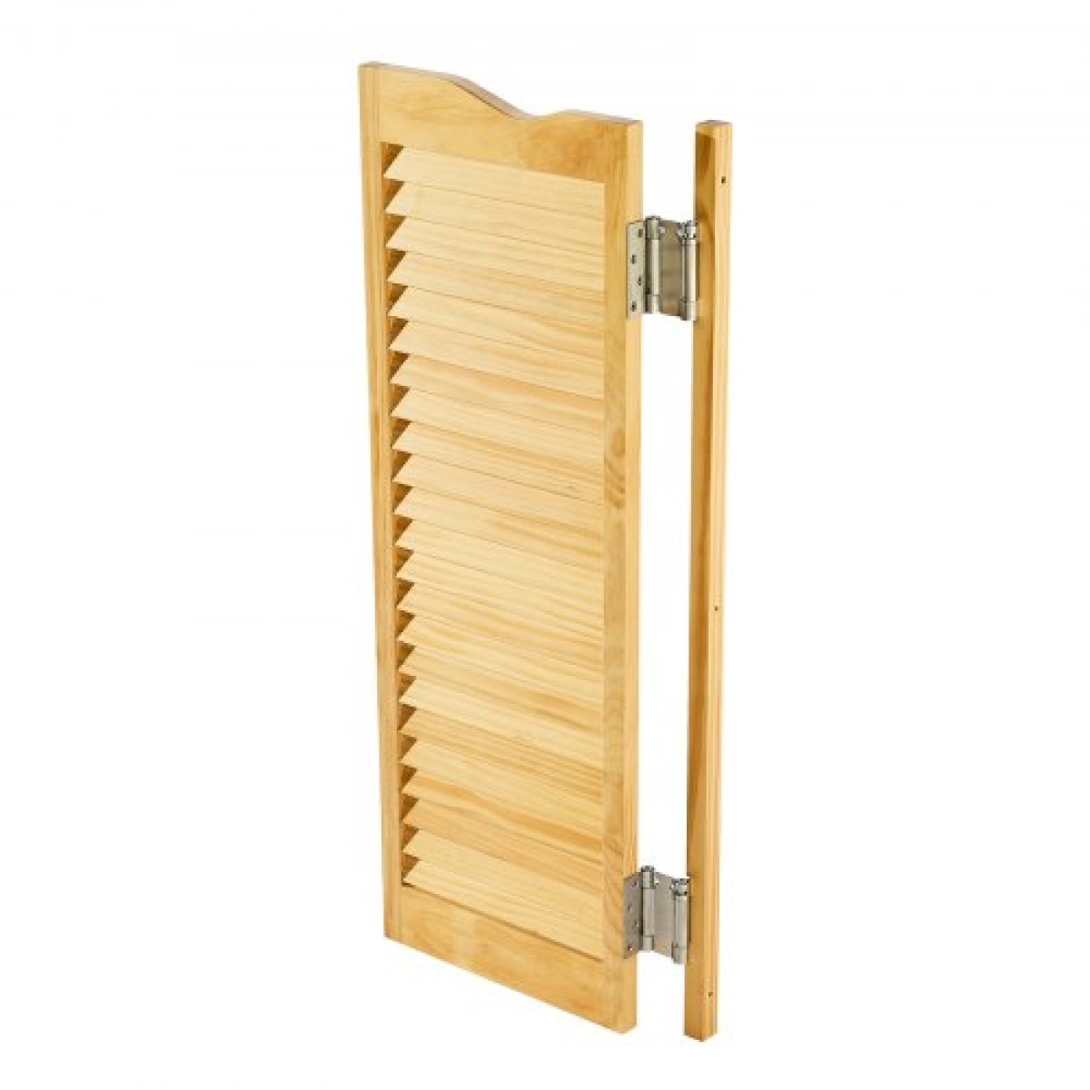 VEVOR Swinging Cafe Doors, Τοξωτές Εσωτερικές Πόρτες Saloon 81,3 x 106,7 cm, Διπλής Δράσης Από ξύλο πεύκου, με μεντεσέδες & υλικό, Εύκολη εγκατάσταση, για είσοδο παμπ κουζίνας στο διάδρομο, κούτσουρο χρώμα