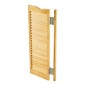 VEVOR Swinging Cafe Doors, Τοξωτές Εσωτερικές Πόρτες Saloon 81,3 x 106,7 cm, Διπλής Δράσης Από ξύλο πεύκου, με μεντεσέδες & υλικό, Εύκολη εγκατάσταση, για είσοδο παμπ κουζίνας στο διάδρομο, κούτσουρο χρώμα