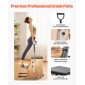 Καρέκλα VEVOR Pilates, Συνδυασμένες καρέκλες σταθερότητας με χωριστό πεντάλ με λαβές, γυμναστής γυμναστικής Yoga με πλαίσιο από καουτσούκ, αναμορφωτής άσκησης, εξοπλισμός αντίστασης-προπόνησης Pilates, για γυμναστική στο σπίτι στο σπίτι