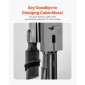 Βάση ηλεκτρικής σκούπας VEVOR, συμβατή με Dyson V7 V8 V10 V11 V12 V15 SV10 SV12 SV14 SV18 SV21 Όρθια ηλεκτρική σκούπα & αξεσουάρ, σταθερή βάση στήριξης ηλεκτρικής σκούπας με 3 κλιπ και ρυθμιζόμενο ύψος