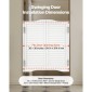 VEVOR Swinging Cafe Doors, Τοξωτές Εσωτερικές Πόρτες Saloon 91,4 x 91,4 cm, Διπλής Δράσης από ξύλο πεύκου, με μεντεσέδες & υλικό, εύκολο στην τοποθέτηση, για είσοδο στο Hallway Kitchen Bar Pub, Λευκό