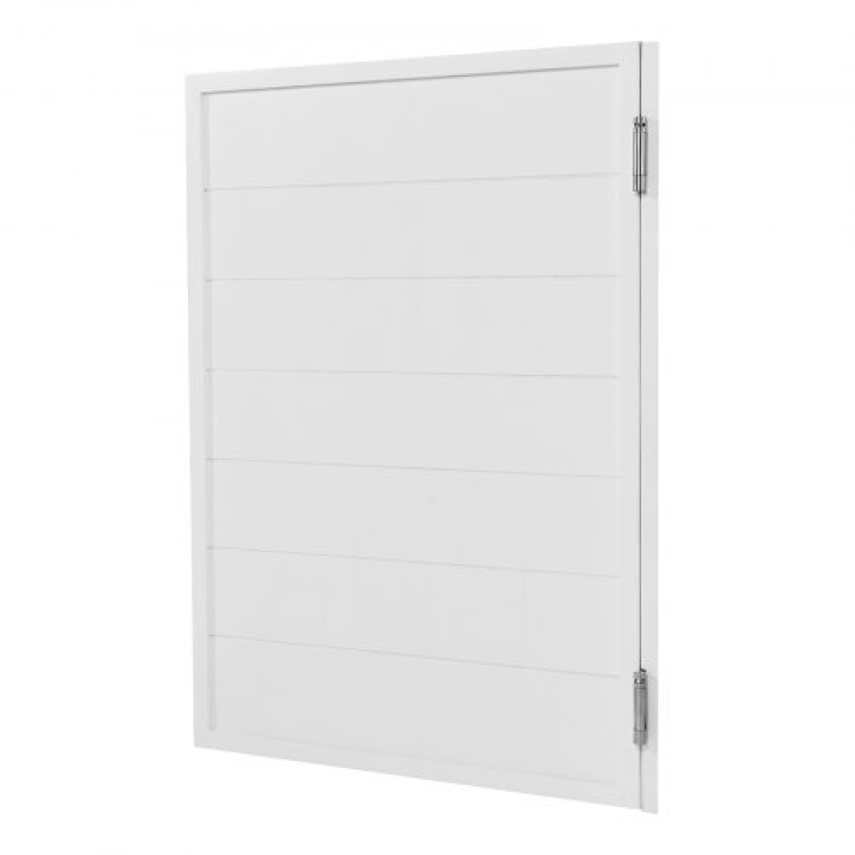 VEVOR Swinging Cafe Doors, Single Indoor Saloon Doors 81,3 x 106,7 cm, τετράγωνο σχέδιο από ξύλο πεύκου, με μεντεσέδες & κιτ υλικού, εύκολο στην εγκατάσταση, για είσοδο παμπ Κουζίνας στο Hallway, Λευκό