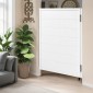 VEVOR Swinging Cafe Doors, Single Indoor Saloon Doors 81,3 x 106,7 cm, τετράγωνο σχέδιο από ξύλο πεύκου, με μεντεσέδες & κιτ υλικού, εύκολο στην εγκατάσταση, για είσοδο παμπ Κουζίνας στο Hallway, Λευκό