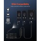 Κάμερα ενδοσκοπίου VEVOR με φως, 1920P HD Borescope για Android & IOS, 8 LED Lights Inspection Camera με ημιάκαμπτο καλώδιο 3m, Zoom 2X, IP67 Waterproof Snake Scope Κάμερες για αυτοκίνητα, υδραυλικά