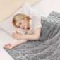 Κουβέρτα VEVOR Weighted, 20 lbs, 60 x 80 σε Queen Size, Sherpa Fleece Heavy κουβέρτα με γυάλινες χάντρες, Soft Warm Cozy Fluffy touch, για ενήλικες 200-250 lbs, ανακούφιση από άγχος, βελτίωση του ύπνου,