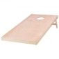 VEVOR Cornhole Set, 4x2 ft Corn Hole σανίδες παιχνιδιών, Μασίφ ξύλο φορητό Toss Board, Εσωτερικό και εξωτερικό παιχνίδι Cornhole για ενήλικες, Toss Game περιλαμβάνει θήκη μεταφοράς, για αυλή, πίσω αυλή, παραλία, κάμπινγκ