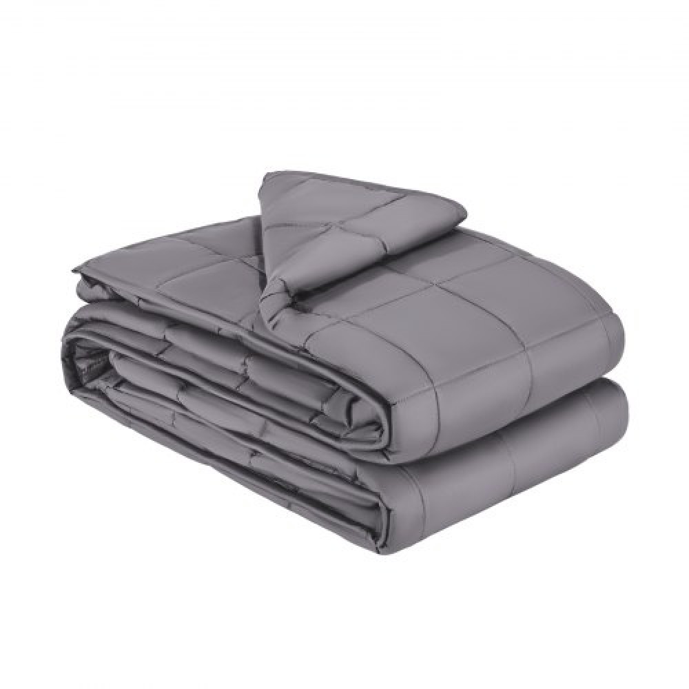Κουβέρτα VEVOR Weighted, 25 lbs, 80 x 87 in King Size, Μαλακή 100% βαμβακερή βαριά κουβέρτα με γυάλινες χάντρες, αναπνεύσιμο υλικό, κατάλληλη για ενήλικες 250-310 lbs lbs, ανακούφιση από άγχος, βελτίωση του ύπνου,