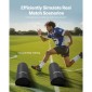 VEVOR Football Tackling Dummy, 42,5 σε PVC Step Over Dummy, Εξοπλισμός με σφουγγάρι μπλοκαρίσματος υψηλής πυκνότητας, ανδρείκελα βαρέως τύπου με λαβές, ιδανικά για ασκήσεις ποδοσφαίρου, 2 ΤΕΜ.
