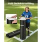 VEVOR Football Tackling Dummy, 42,5 σε PVC Step Over Dummy, Εξοπλισμός με σφουγγάρι μπλοκαρίσματος υψηλής πυκνότητας, ανδρείκελα βαρέως τύπου με λαβές, ιδανικά για ασκήσεις ποδοσφαίρου, 2 ΤΕΜ.