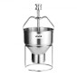VEVOR Donut Depositor, Εγχειρίδιο μεγάλης χωρητικότητας Donuts Dropper, 304 Stainless Steel Commercial Batter Dispenser, 6 Thicknesses Adjusting Donut Hopper with Stand, for Restaurant Cafe Bakery Kitchen