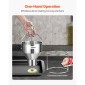VEVOR Donut Depositor, Εγχειρίδιο μεγάλης χωρητικότητας Donuts Dropper, 304 Stainless Steel Commercial Batter Dispenser, 6 Thicknesses Adjusting Donut Hopper with Stand, for Restaurant Cafe Bakery Kitchen