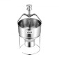 VEVOR Donut Depositor, Εγχειρίδιο μεγάλης χωρητικότητας Donuts Dropper, 304 Stainless Steel Commercial Batter Dispenser, 6 Thicknesses Adjusting Donut Hopper with Stand, for Restaurant Cafe Bakery Kitchen