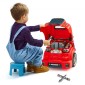 VEVOR Engine Toy, 60 τεμαχίων, Παιδικό σετ επισκευής μηχανικού αυτοκινήτου με αφαιρούμενα εξαρτήματα, φώτα και ήχους, τιμόνι και κόρνα, σετ εργαστηρίου Παιδικό μηχανικό για νήπια 3 ετών και άνω, κόκκινο