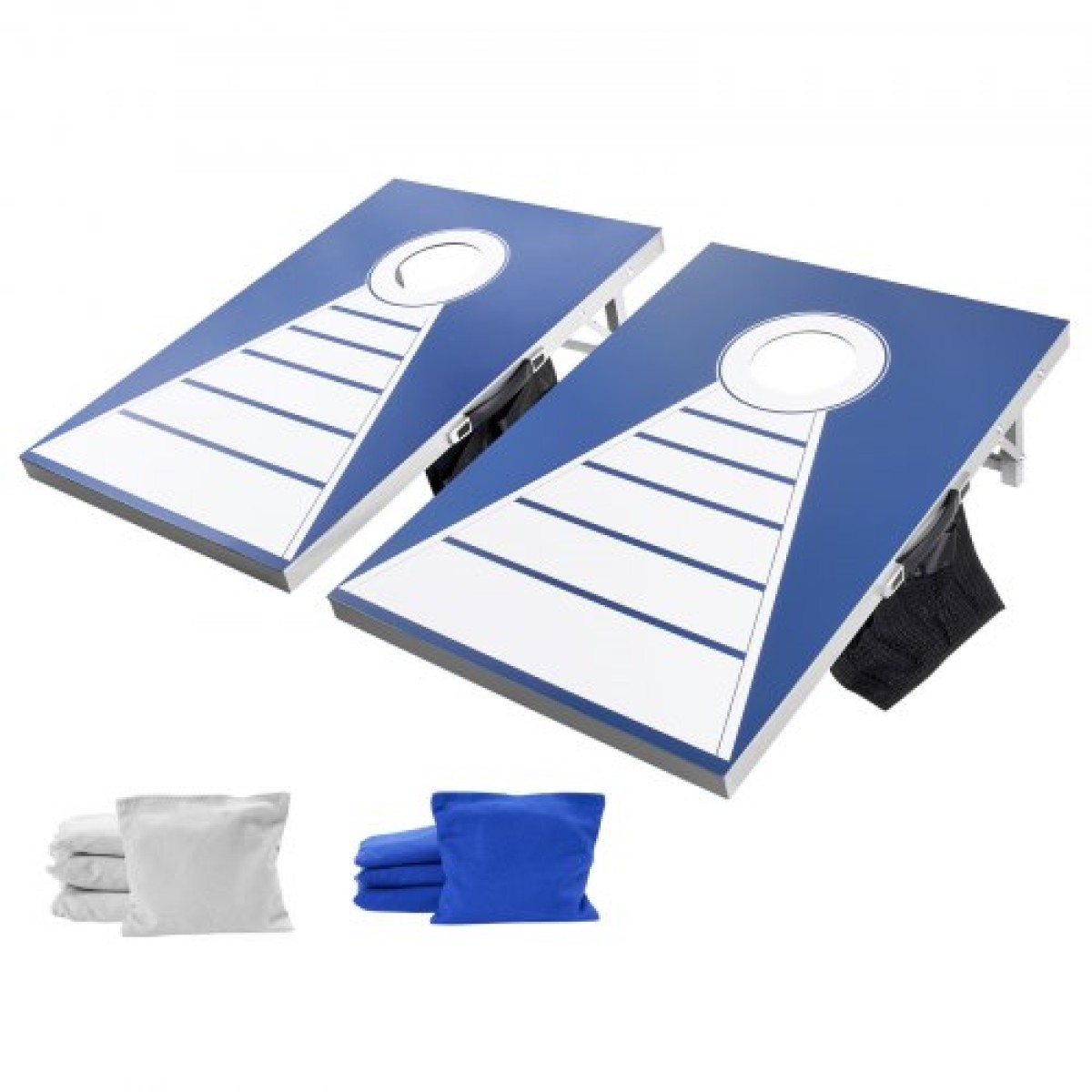 VEVOR Σετ Cornhole, 3x2 ft Corn Hole σανίδες παιχνιδιών, αλουμινένιο φορητό tossboard αδιάβροχο, πτυσσόμενο παιχνίδι Cornhole για εσωτερικούς και εξωτερικούς χώρους για ενήλικες, περιλαμβάνει 8 τσάντες φασολιών, για το Yard Backyard Beach Camping