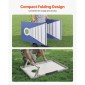 VEVOR Σετ Cornhole, 3x2 ft Corn Hole σανίδες παιχνιδιών, αλουμινένιο φορητό tossboard αδιάβροχο, πτυσσόμενο παιχνίδι Cornhole για εσωτερικούς και εξωτερικούς χώρους για ενήλικες, περιλαμβάνει 8 τσάντες φασολιών, για το Yard Backyard Beach Camping