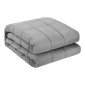 Κουβέρτα VEVOR Weighted, 25 lbs, 88 x 104 σε King Size, Ψύξη αναπνεύσιμη βαριά κουβέρτα με γυάλινες χάντρες, χρήση για όλες τις εποχές, Κατάλληλη για ενήλικες 250-310 lbs, ανακούφιση από άγχος, βελτίωση του ύπνου, γκρι