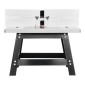 Τραπέζι δρομολογητή πάγκου VEVOR, 610 x 400 mm / 24 in x 15,7 in, Τραπέζι δρομολόγησης πάγκου με ρυθμιζόμενο φράχτη, επάνω μέρος MDF, στιβαρή μεταλλική βάση, 2-1/2 στη θύρα συλλογής σκόνης, συμβατό με διαδρομές και διάφορα τρυπάνια