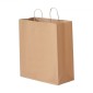 Χάρτινες τσάντες VEVOR Kraft με χερούλια, 100 τεμ. 18 x 7 x 19 ίντσες, Μεγάλες χάρτινες τσάντες παντοπωλείου, επαναχρησιμοποιήσιμες & 100% ανακυκλωμένες τσάντες για πάρτι, Απλή τσάντα για πάρτι μαζικά για γενέθλια, γάμους, επαγγελματικά, Goody, καφέ